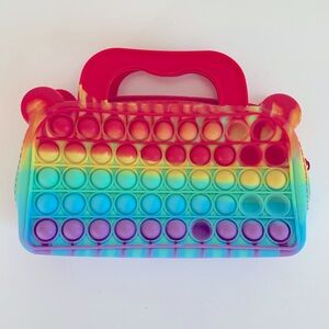 Rainbow Pop-it Purse